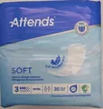 Produktbild: Attends Soft 3 Extra Inkontinenzeinlagen 3x30 90 Stück Stärke 3 Unisex Latexfrei