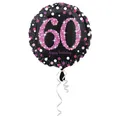 Produktbild: Standard Pink Celebration 60 Folienballon, rund, S55, verpackt, 43 cm