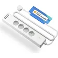 Produktbild: Meross Smart Wi-Fi Surge Protector (8 x, USB, Nema-5, 1.80 m) (MSS425F)