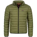 Produktbild: Höhenhorn Steppjacke Balmhorn Herren Jacke für Männer Übergangsjacke mit Kapuze leichtes Eigengewicht, Thermo-Wattierung grün L