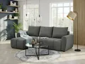 Produktbild: Home affaire Ecksofa Nortrud, 241 cm, L-Form, mit Schlaffunktion u. Bettkasten, Recamiere rechts / links montierbar, Feinstruktur-Bezug