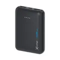 Produktbild: Xlayer Powerbank 10000mAh Schwarz Externer Akku 2x USB Micro-USB Typ-C Kabel NEU