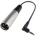 Produktbild: keepdrum MC025XMJ Audiokabel XLR-M - 3.5mm Klinke 30cm
