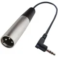 Produktbild: keepdrum keepdrum MC025XMJ Audiokabel XLR-M - 3.5mm Klinke Audio-Kabel, (30 cm), Abknickschutz an beiden Steckern