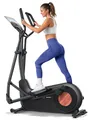 Produktbild: MERACH Crosstrainer Heimtrainer Crosstrainer, Ellipsentrainer für Zuhause mit APP (16 Widerstandstufen, Selbstgenerierend, mit Bluetooth, Tablet-Halter, 47cm Schrittlänge, Kinomap kompatibel, LCD-Display mit Drehknopf), Sehr leise, umweltfreundlich, bis 180kg belastbar