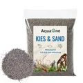 Produktbild: AquaOne Aquarium Kies Sand 5 kg I Bodengrund hell schwarz bunt fein mittel grob I Aquariumkies Premium Qualität I Quarzsand Aquariumkies Deko Aquascaping Körnung (zambesi 0,3-0,8mm)