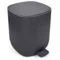 Produktbild: YourCasa Mülleimer Bad [5L] - Elegantes Design - Badezimmer Mülleimer Klein Kosmetikeimer Bad Mülleimer mit Deckel und Softclose - Abfalleimer Bad, Toilette - herausnehmbaren Inneneimer (Anthrazit)
