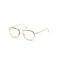 Produktbild: Tom Ford FT5691-B 028  Brille Brillenfassung Brillengestell Gold Blaulichtfilter