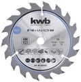 Produktbild: Kwb 582357 Hartmetall Kreissägeblatt 140 x 12.75mm 1St.