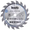 Produktbild: kwb  582357 Hartmetall Kreissägeblatt 140 x 12.75 mm  1 St.