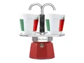 Produktbild: Bialetti Mini Express - Espressokocher-Set - rot + 2 Becher in Italia-Design 7309/MR