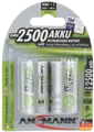 Produktbild: ANS MAXE 2X2500 - maxE, NiMh Akku, C (Baby), 2500 mAh, 2er-Pack
