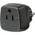 Produktbild: Reiseadapter USA, Japan/Schutzkontakt, Steckdosenadapter schwarz