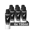 Produktbild: Rexona Men MotionSense Anti-Transpirant Spray Invisible on Black + White Clothes Deo gegen starkes Schwitzen und Körpergeruch mit 48 Stunden Schutz 6x 150 ml