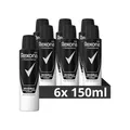 Produktbild: Rexona Men Deospray Invisible Anti-Transpirant Herren Männer 6 x 150 ml 6er Pack