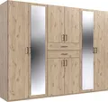 Produktbild: Wimex Drehtürenschrank Dillingen Schubladen auf bequemer Zugriffshöhe, mit Spiegel