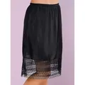 Produktbild: Unterrock WÄSCHEPUR, Damen, Gr. 38, schwarz, 100% Polyester, unifarben, Röcke Unterrock