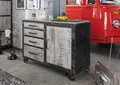 Produktbild: Sideboard Mango 120x46x92 grau lackiert HEAVY INDUSTRY #125