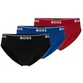 Produktbild: BOSS Slip Brief 3P Power (3-St) Elastikbund mit Logo bunt XXL