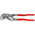 Produktbild: KNIPEX 86 01 250 SB Zangenschlüssel Zange und Schraubenschlüssel in einem Werkzeug mit rutschhemmendem Kunststoff überzogen grau atramentiert 250 mm