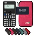 Produktbild: Casio fx-82DE CW ClassWiz inkl. WYNGS Schutztasche Pink - Wissenschaftlicher Taschenrechner - Basic Set
