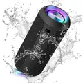 Produktbild: Bluetooth Lautsprecher IPX7 Wasserdicht und Tragbar Kabellos mit LED-Licht 24...