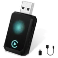 Produktbild: CarPlay Wireless Adapter, 2025 Upgrade CarPlay Dongle Konvertiert Kabelgebunden zu Kabellos für iPhone, USB C/A Plug and Play CarPlay Adapter Kompatibel mit iPhone iOS 10+ und Autos mit CarPlay