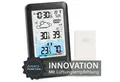 Produktbild: ADE Wetterstation mit Vorhersage und Lüftungsempfehlung Funkwetterstation (mit Außensensor, animierte Wettervorhersage, Wecker mit 2 Weckzeiten, Kalender)
