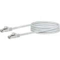Produktbild: Schwaiger CAT 6 Netzwerkkabel (SF/UTP) RJ45 Stecker > RJ45 Stecker 50 cm Weiß