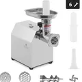 Produktbild: Fleischwolf Edelstahl Elektrisch 70 Kg H Reverse Funktion Metallgetriebe 600Watt