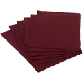 Produktbild: DII Basic Everyday Gerippte Tischset 100% Baumwolle Platzset 13x19 BlackBerry, 6-teilig