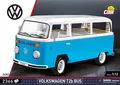 Produktbild: COBI Spiel VW Transporter T2B Bus - Authentisches COBI Baustein-Set (2300 Teile)