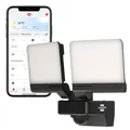 Produktbild: Brennenstuhl Connect WiFi LED Duo Strahler WFD 3051 P (36W, 4300lm, IP54, diverse Lichtfunktionen über App steuerbar, Außenstrahler zur Wandmontage mit Bewegungsmelder)