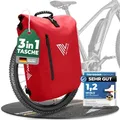 Produktbild: 3in1 Fahrradtasche & Rucksack wasserdicht 20L 