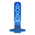Produktbild: Paladone PlayStation 3-in-1-Kopfhörerständer und Tech-Ladestation mit Controller-Halterung und 2 USB-C-Anschlüssen, RGB-Farbwechsel-Lichtpanel, offiziell Lizenziertes Geschenk für Gamer