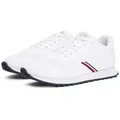 Produktbild: Tommy Hilfiger NEW RUNNER EVA CORPO KNIT Sneaker, Freizeitschuh, Halbschuh, Schnürschuh mit Streifen in Tommy Farben weiß 42 EU