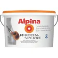 Produktbild: Alpina Ruß- & Nikotin Isolierfarbe 5 Liter weiß matt - Weiß