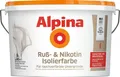 Produktbild: Alpina Ruß- & Nikotin Isolierfarbe, 5 Liter Weiß Matt Rußflecken, Nikotinflecken