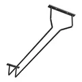 Produktbild: Gläserhalter für 1 Glasreihe 120 x 500 x 70 mm schwarz Halterung für Weingläser Sektgläser Biergläser Weinglasregal von SOTECH