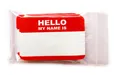 Produktbild: HELLO my name is... Stickerpack 105 x 74cm Namenschilder Aufkleber