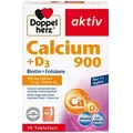 Produktbild: DOPPELHERZ Calcium 900+D3 Tabletten 30 St