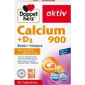 Produktbild: DOPPELHERZ Calcium 900+D3 Tabletten, 30 St PZN 16576498