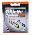 Produktbild: 10 Gillette Contour Plus Rasierklingen in OVP schwenkbare Doppelklinge 10 Stück
