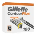 Produktbild: Gillette Contour Plus Herren Rasierklingen -  10x 10er Pack I 100 Stück Klingen