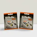 Produktbild: 20 Gillette Contour Plus Rasierklingen - schwenkbare Doppelklinge 2 x 10er