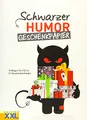 Produktbild: Schwarzer Humor - Geschenkpapier: 10 Bögen 72 x 52 cm, 21 Geschenkanhänger im Set