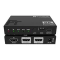 Produktbild: FeinTech AX211 HDMI 2.1 Audio Extractor (HDMI-Audio Output) Splitter 1 in 2 out 8K 4K 120Hz eARC