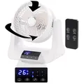 Produktbild: Sichler Digitaler 3D-Robo-Raumventilator & Luftzirkulator, 45 Watt, Ø 21 cm