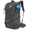Produktbild: Terra Peak Wanderrucksack Flex 40, Wanderrucksack 40L mit YKK Reißverschluss & Halterung für Trinksystem grau