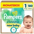 Produktbild: Pampers Harmonie Windeln Größe 1 (2-5 kg) 180 Stück